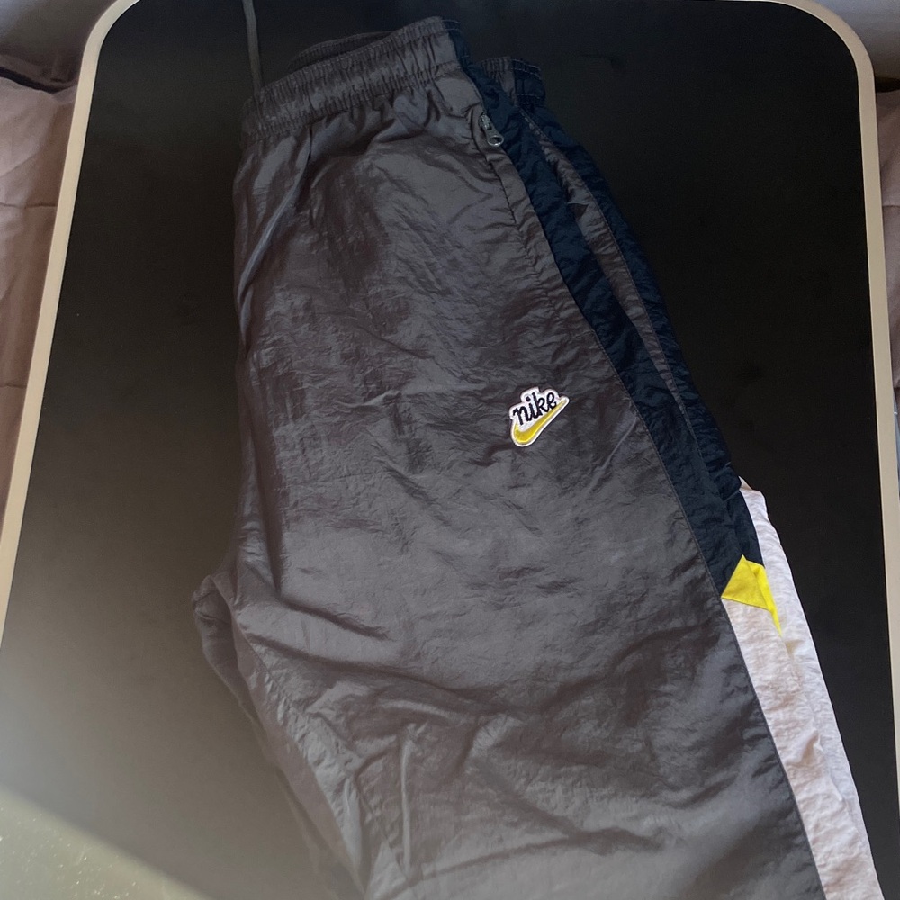 Nike adult Black and Yellow Joggers